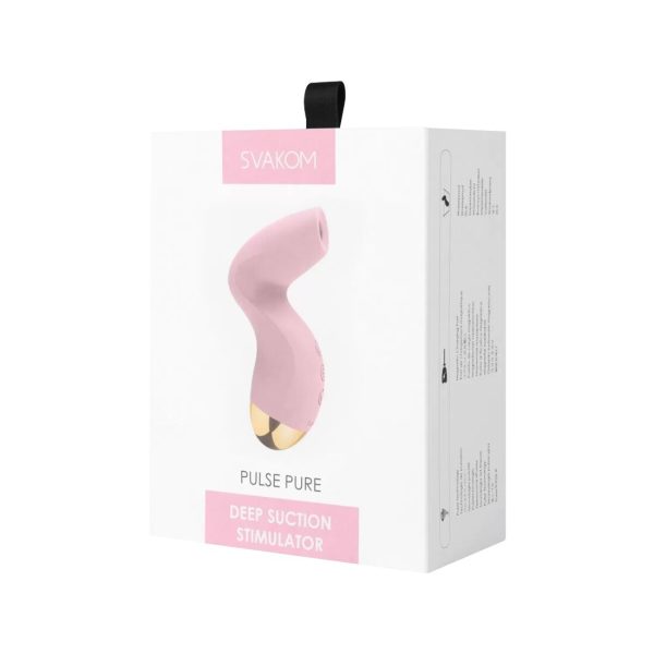 Вакуумный клиторальный стимулятор Svakom Pulse Pure Pale 5 режимов, 5 интенсивностей в каждом