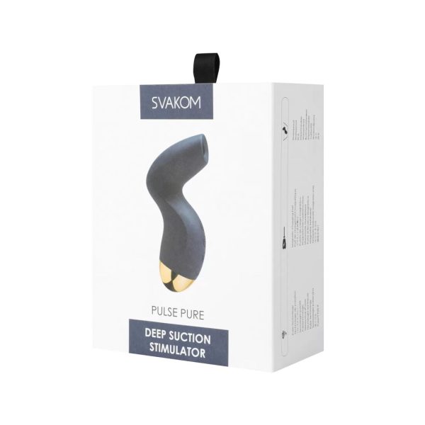 Вакуумный клиторальный стимулятор Svakom Pulse Pure Navy 5 режимов, 5 интенсивностей в каждом