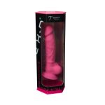 Фалоімітатор SilexD Johnny Glow in the dark, двошаровий, силікон+Silexpan, діаметр 3,5см