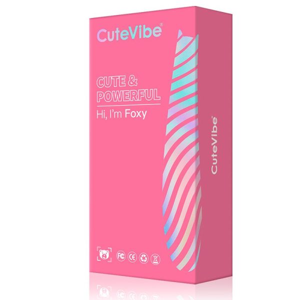 Вакуумний стимулятор з вібрацією CuteVibe Foxy