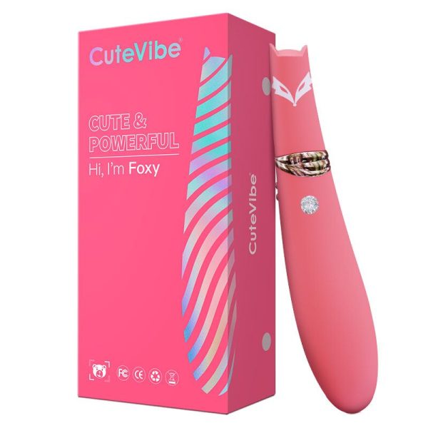 Вакуумный стимулятор с вибрацией CuteVibe Foxy Sakura