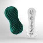 Мастурбатор Tenga FLEX Fizzy зі змінною інтенсивністю, можна скручувати, вакуум