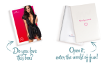 Сатиновий відкритий пеньюар на поясі Obsessive 810-PEI–1 peignoir
