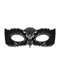 Кружевная маска Obsessive A700 mask, единый размер, черная