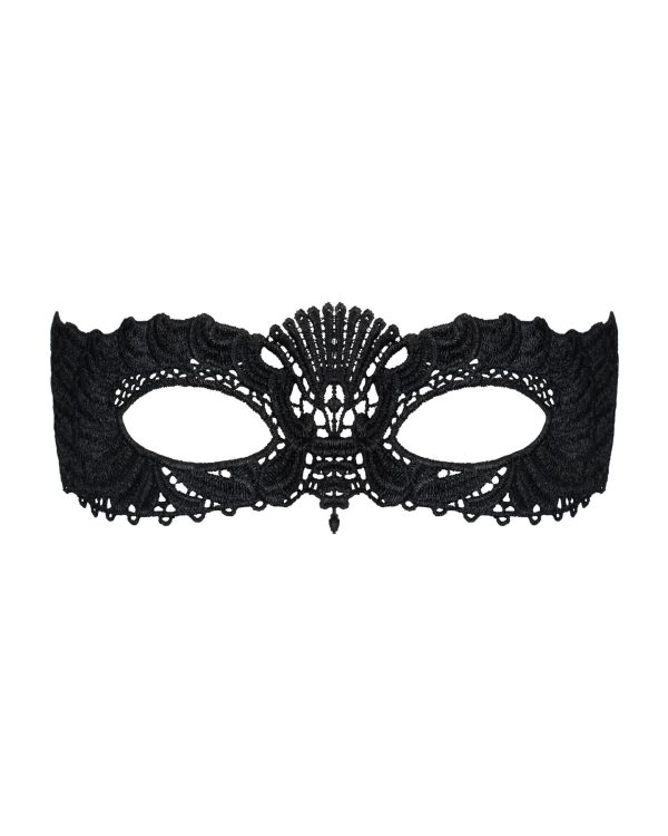 Мереживна маска Obsessive A700 mask, єдиний розмір, чорна