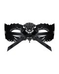 Кружевная маска Obsessive A700 mask, единый размер, черная