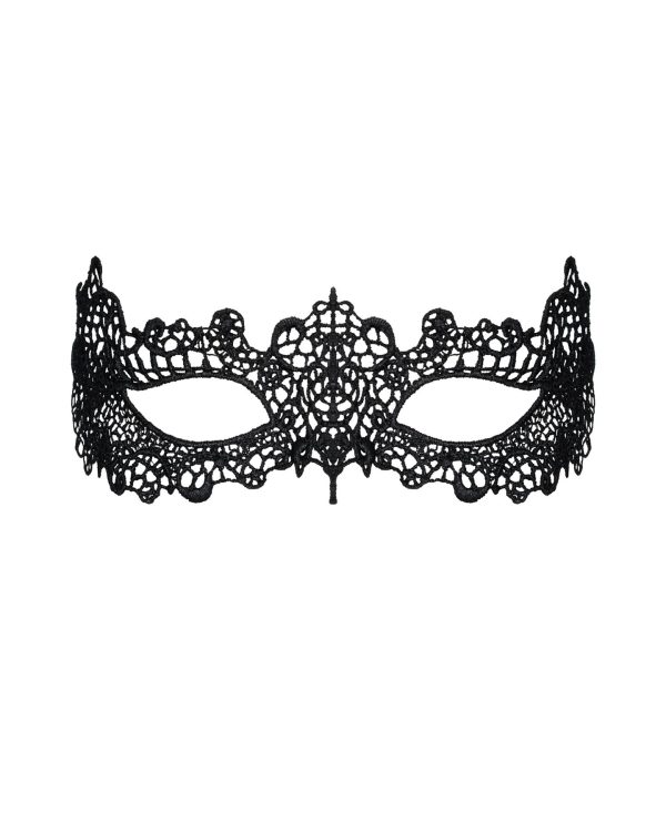 Мереживна маска Obsessive A701 mask, єдиний розмір, чорна
