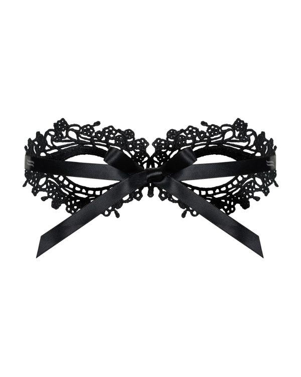 Мереживна маска Obsessive A710 mask, єдиний розмір, чорна