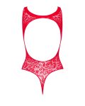 Ажурний бодістокінг із ефектом шнурівки Obsessive B120 teddy S