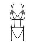 Боді зі стреп із доступом Obsessive Badossa crotchless teddy