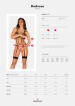 Боді зі стреп із доступом Obsessive Badossa crotchless teddy