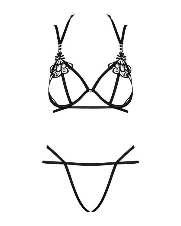 Еротичний комплект зі стреп Obsessive Badossa 2-pcs set з доступом