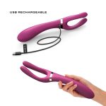 Вибратор-стимулятор Dorcel INFINITE JOY PLUM, многофункциональный, унисекс