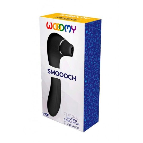 Вакуумный стимулятор с вибрацией Wooomy Smoooch Clitoral Suction & Vibration