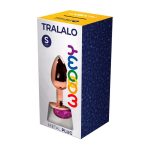 Металева анальна пробка Wooomy Tralalo Metal Plug Magenta діаметр 2,8 см, довжина 7 см