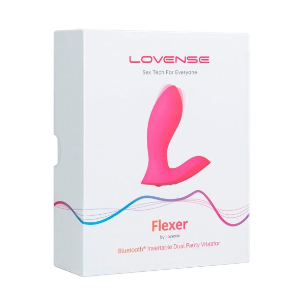 Смарт-вибратор в трусики Lovense Flexer, манящее движение + вибрация, стимуляция клитора и точки G