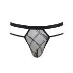Чоловічі прозорі стринги Passion 029 THONG COLLIN сітка