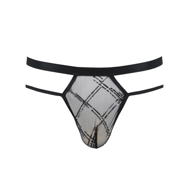 Чоловічі прозорі стринги Passion 029 THONG COLLIN сітка