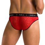Чоловічі напівпрозорі труси Passion 031 SLIP MIKE під леопард