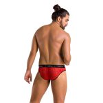 Чоловічі напівпрозорі труси Passion 031 SLIP MIKE під леопард