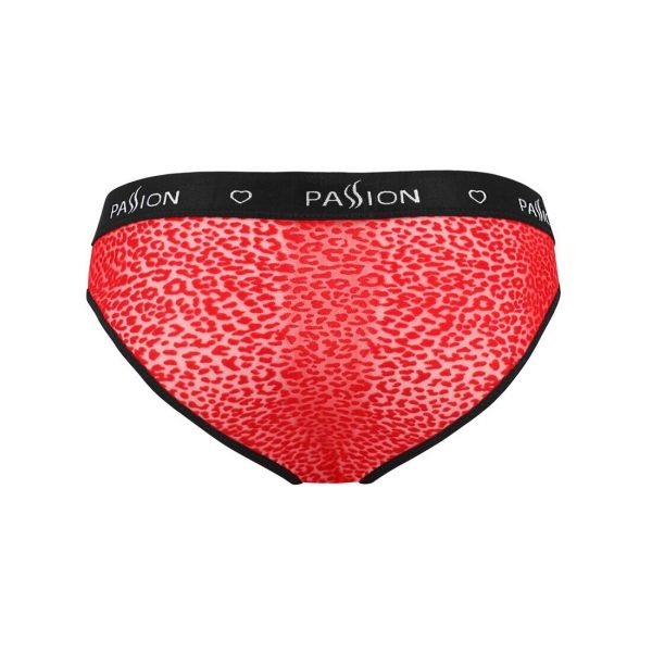 Чоловічі напівпрозорі труси Passion 031 SLIP MIKE під леопард