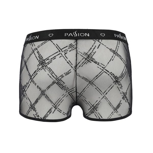 Чоловічі прозорі боксери Passion 032 SHORT JAMES XXL сітка