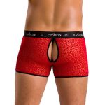 Чоловічі прозорі боксери Passion 046 SHORT PARKER сітка, під леопард