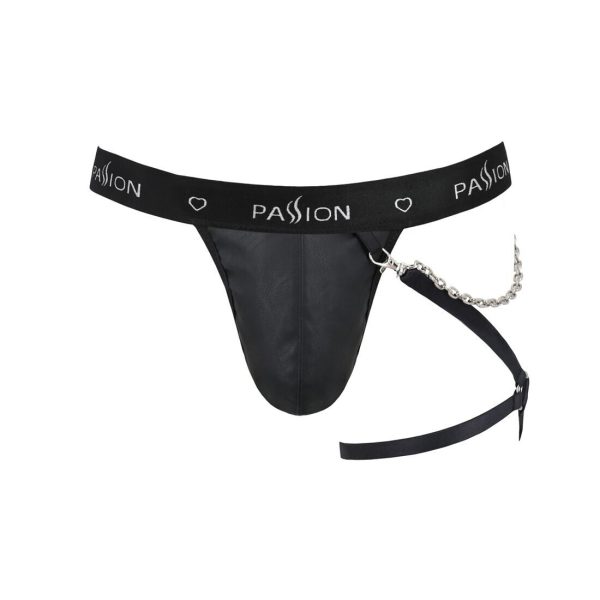 Чоловічі трусики танга з підв’язкою Passion 058 THONG BILL