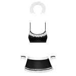 Атласний еротичний костюм покоївки Obsessive Maid set , 5 предметів