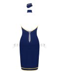 Еротичний костюм стюардеси Obsessive Stewardess uniform , сукня, пілотка, шарф, манжети