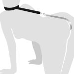 Анальний гак 3 із нашийником з натуральної шкіри Art of Sex - Anal hook