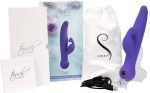 Вібратор-кролик Touch by SWAN - Trio сенсорне керування, ротація, діаметр 3,8 см