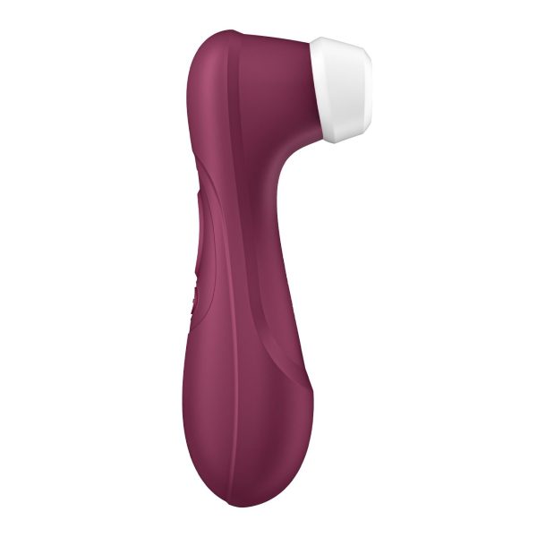 Вакуумный клиторальный стимулятор Satisfyer Pro 2 Generation 3 with Liquid Air Connect App Wine