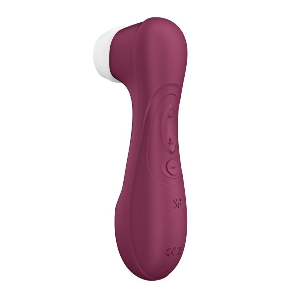 Вакуумный клиторальный стимулятор Satisfyer Pro 2 Generation 3 with Liquid Air Connect App Wine