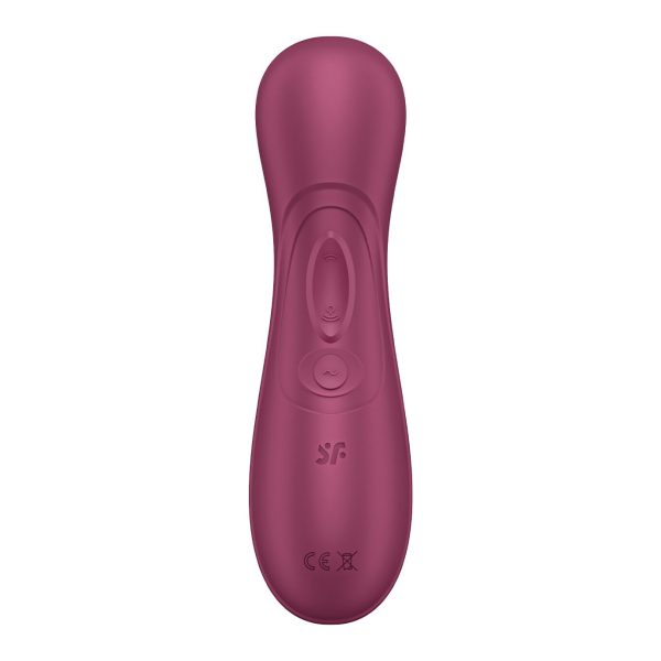 Вакуумный клиторальный стимулятор Satisfyer Pro 2 Generation 3 with Liquid Air Connect App Wine