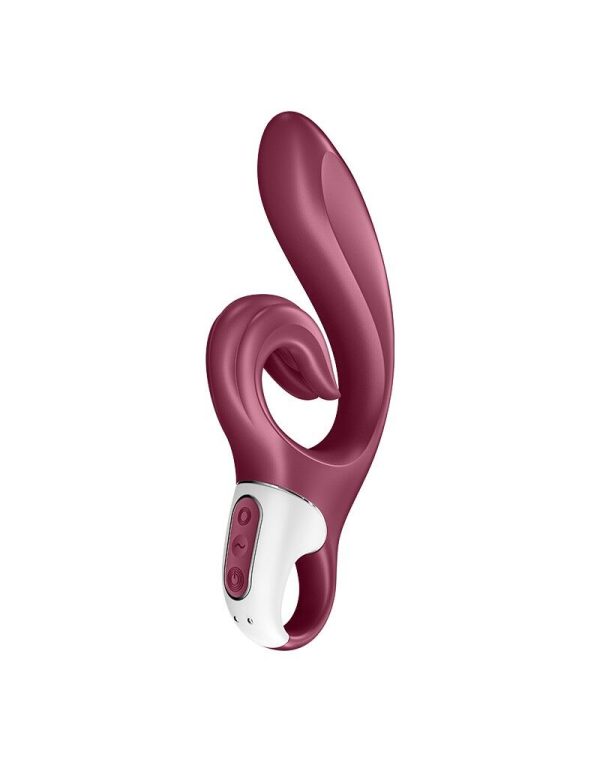 Вибратор-кролик Satisfyer Love Me гибкий, отросток с тройным кончиком