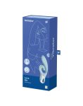 Вибратор-кролик Satisfyer Love Me гибкий, отросток с тройным кончиком