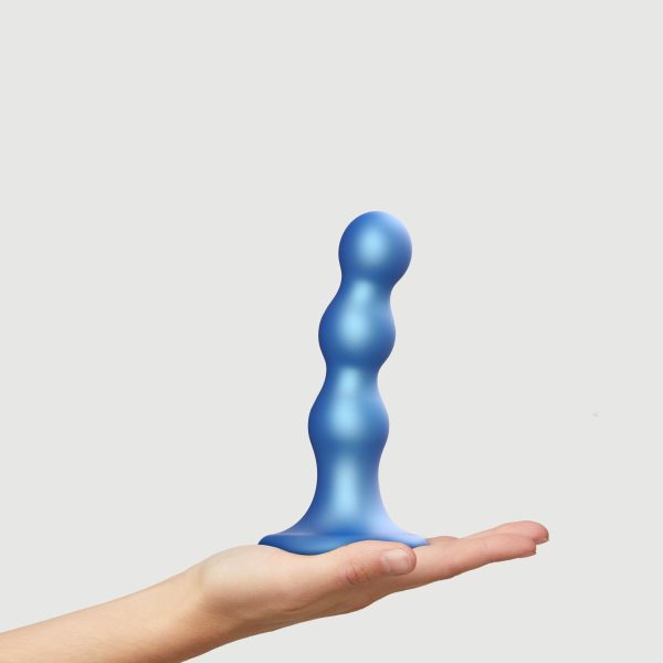 Насадка для страпона Strap-On-Me Dildo Plug Balls Metallic