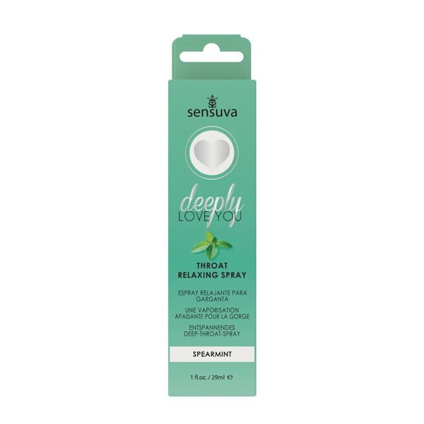 Спрей для мінету Sensuva Deeply Love You Spearmint (29 мл), для глибокого мінету