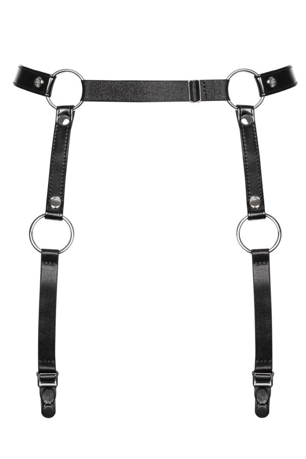 Гартери Obsessive A741 garter belt O/ штучна шкіра