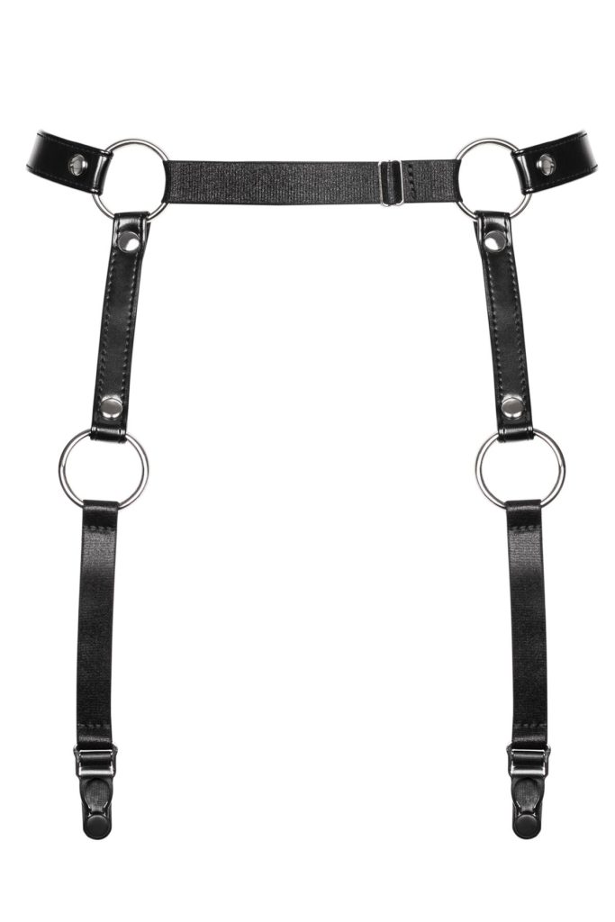 Гартери Obsessive A741 garter belt O/ штучна шкіра