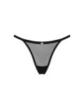 Прозорі стрінги із мереживом Obsessive Celia Noir thong