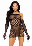 Leg Avenue 2 PC Tube dress and gloves OS