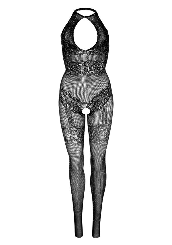 Бодістокінг Leg Avenue Rhinestone Lace and Net Bodystocking OS
