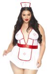 Костюм медсестри Leg Avenue Nightshift Nurse XL/ сукня, трусики, шапочка