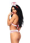 Костюм медсестри Leg Avenue Naughty Nurse, боді та шапочка