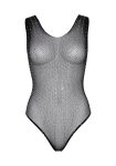 Leg Avenue Rhinestone fishnet bodysuit OS