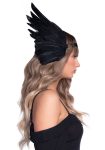 Повязка на голову с крыльями Leg Avenue Feather headband перья и натуральная кожа