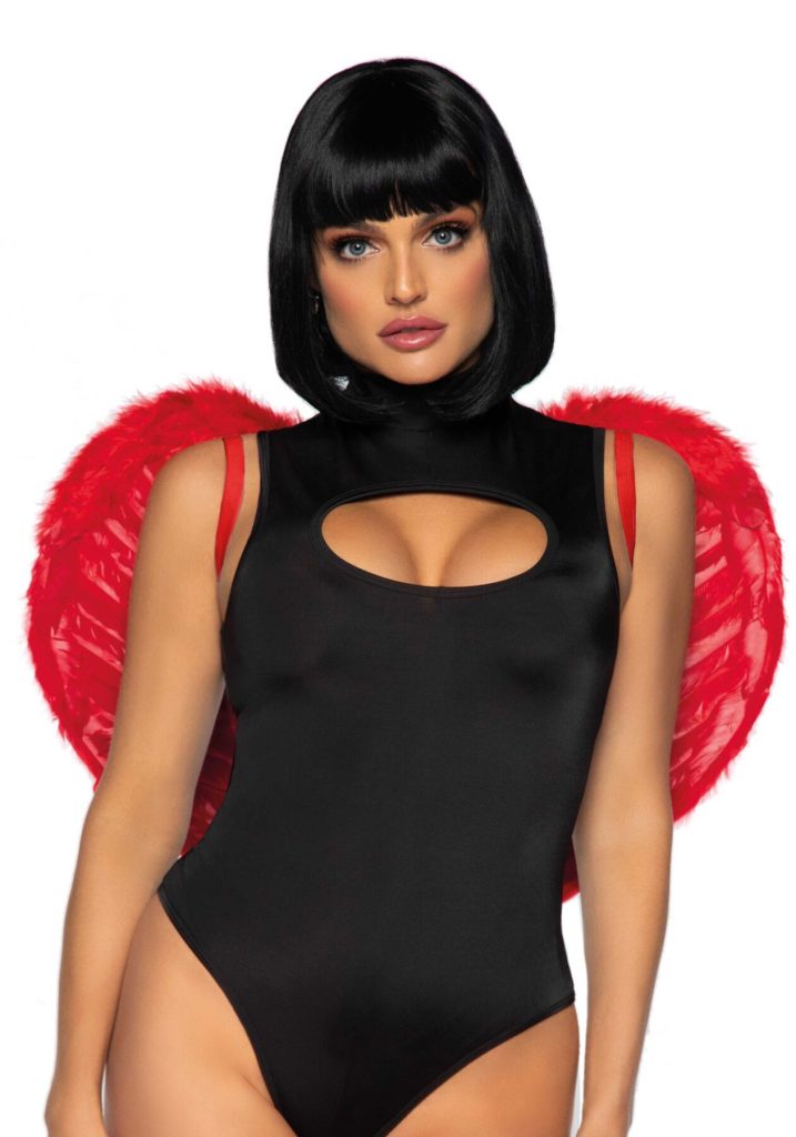 Крила дияволиці Leg Avenue devil wings справжнє пір’я