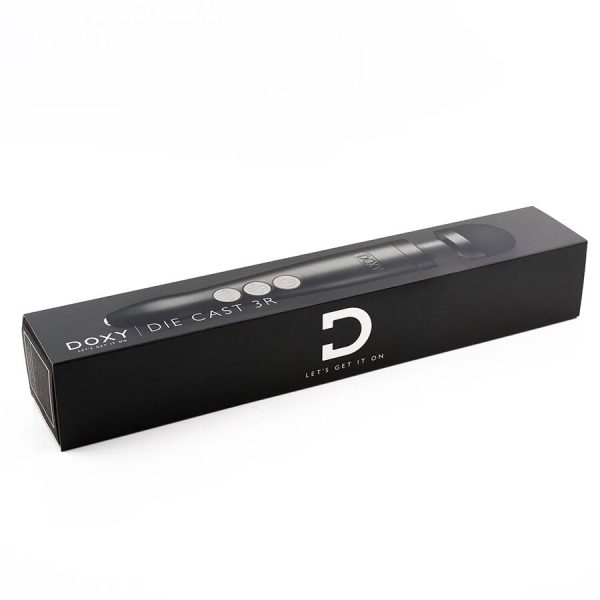 Вибромассажер DOXY Die Cast 3R - Matte очень мощный, перезаряжаемый, металлический корпус